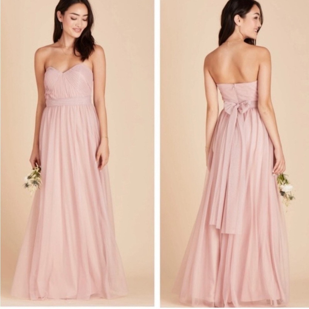 Birdy‎ Grey NWT Christina Dress Women's Size Small Rose Quartz Tulle Convertible - Picture 3 of 13